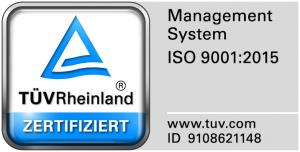 TÜV-Prüfsiegel_DIN EN ISO 9001:2015
